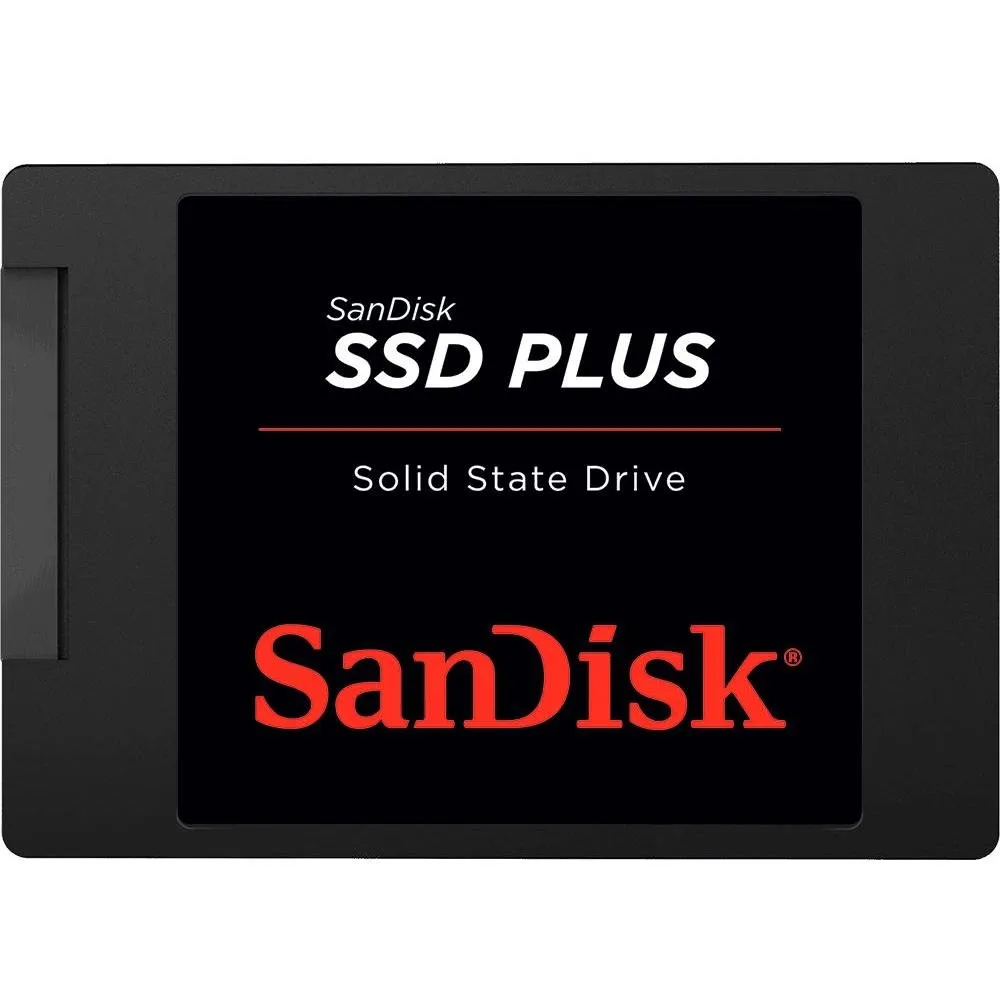 Ssd Sata Sandisk, 480gb, 2.5 Leitura: 535mb/S E Gravao: 445mb/S Preto - Sdssda-480g-G26